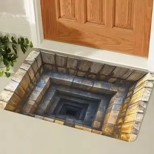 A 3D Stone Step Anti-skid Pad That Will Deceive The Eyes! Seaweed Mud Black Technology Absorbs Water and Is Anti-skid | Bathroom Turns Into Art Space in Seconds | Send Friends Super Face