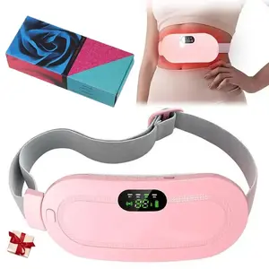 Wireless Menstrual Heating Pad, Heated Massage Belt, Heated Wrap, Menstrual Relief, and, Random Color, 3 Heat Levels, 4 Vibration Modes, Ideal Gift for Women
