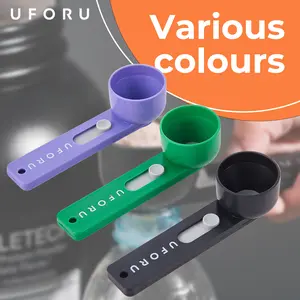 UFORU Multi-Purpose Scoop with Built-In Funnel | Perfect for Narrow Bottles| Used for coffee, collagen, pre-workout, baby formula, bloom, chai and much more| NOT FOR PROTEIN POWDER