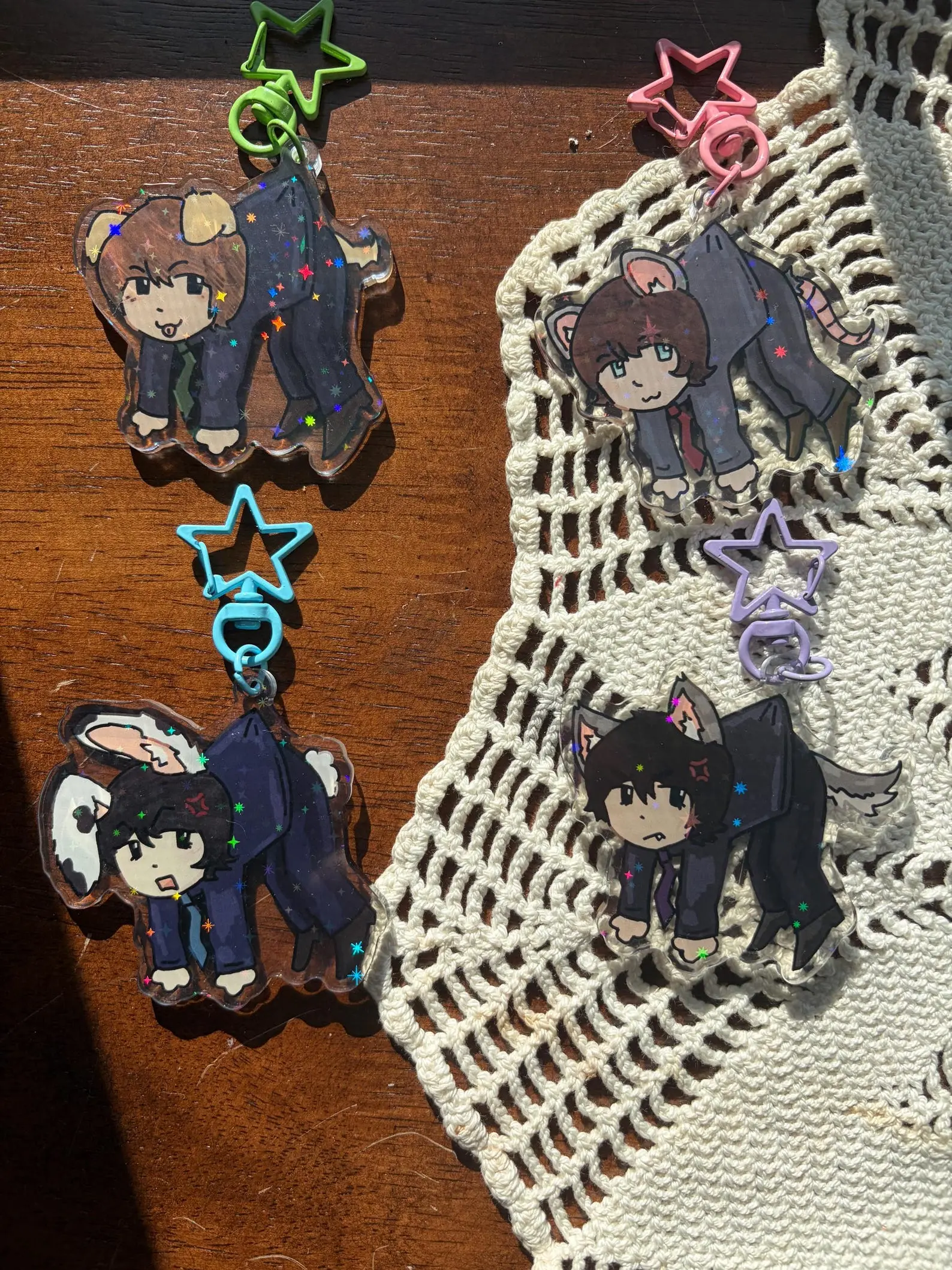 Beatles inspired Acrylic keychain