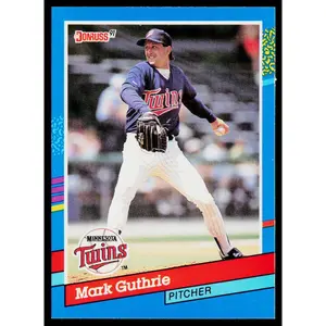 Mark Guthrie 1991 Donruss #64 Minnesota Twins