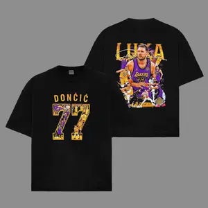 Luka Dončić 77 Shirt Premium 100% Cotton, Luka Magic Shirt, The Don Shirt, Wonder Boy Shirt, Dončić Nation Fans, Basketball Hoodie, Game Day Fit