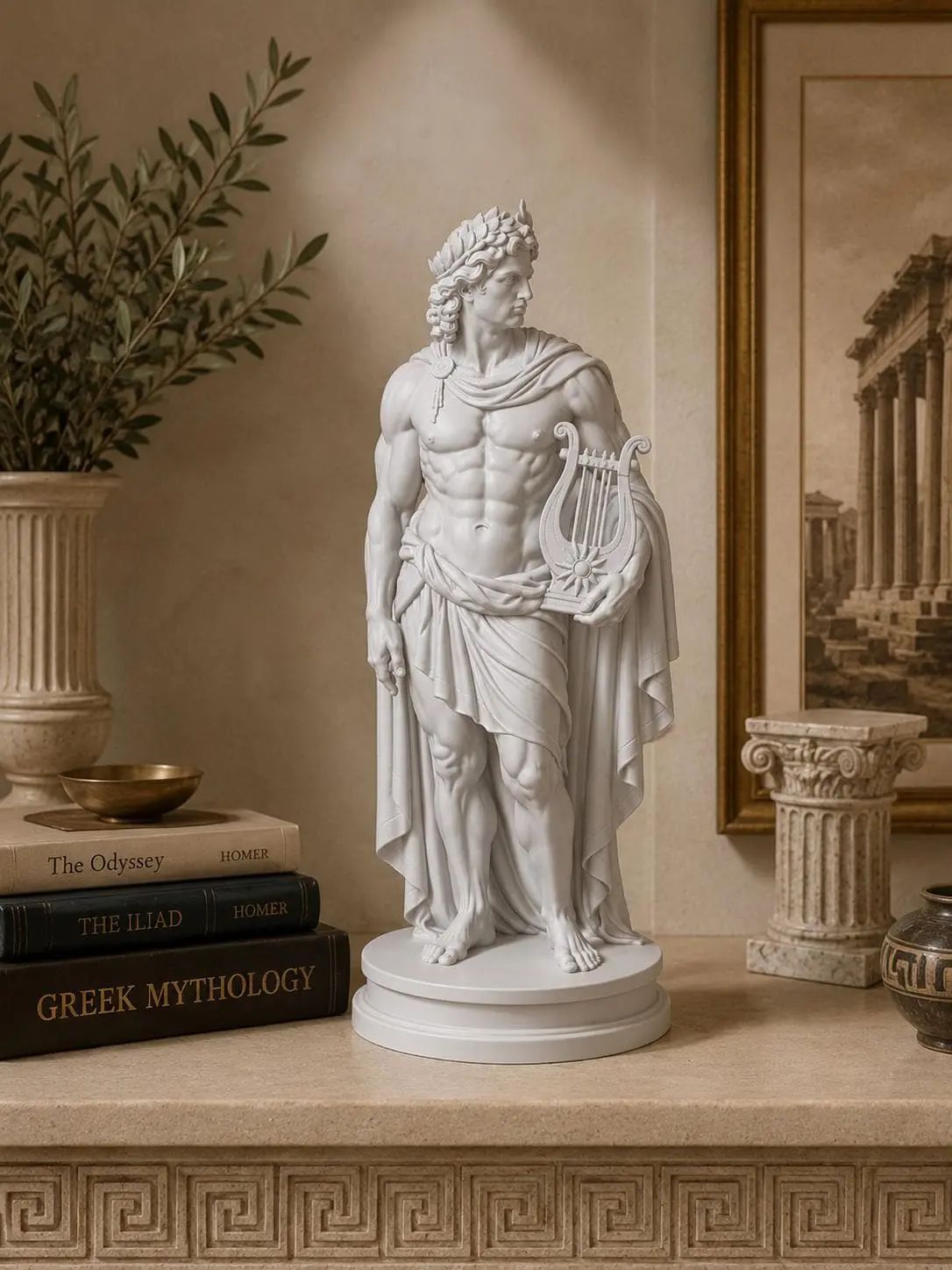 Apollo Statue, Greek God Sculpture