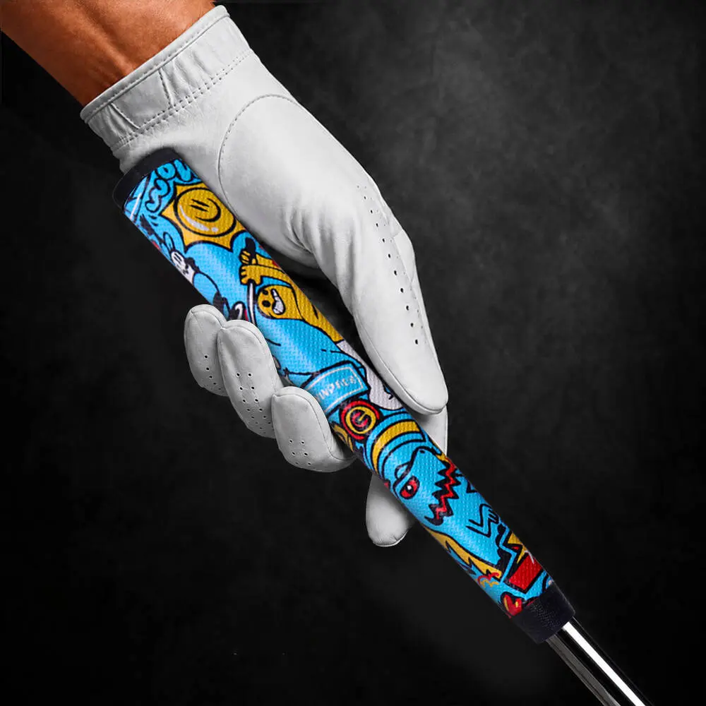 Graffiti Pistol Golf Putter Grip Lightweight Golf Grips Anti-Slip Texture High Feedback Golf Putter Grips