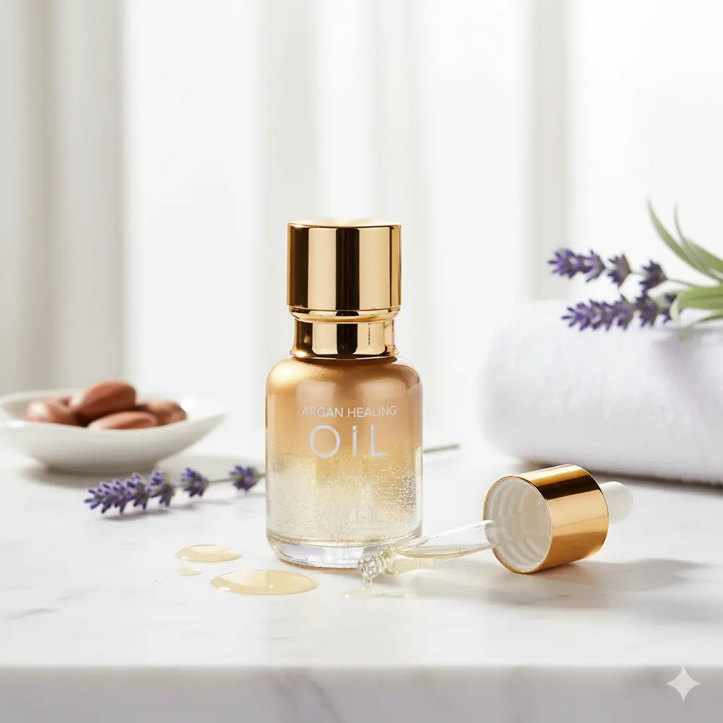 Argan Healing Oil 24K Gold Haircare Moisture