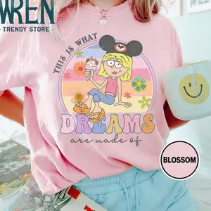 Retro 90s Cute Lizzie McGuire Shirt, This Is What Dreams Are Made Of Tee, Magic Kingdom Family Vacation Gift O