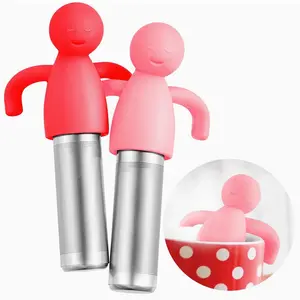 Tea Infuser for Loose Tea Cute Fine Mesh Tea Strainer Stainless Steel Tea Filter Ball Tea Diffuser Steeper for Teacups Teapots