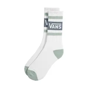 Drop V Crew Sock Gray Olive