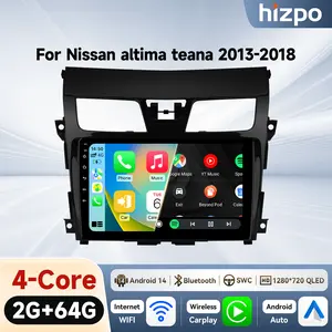 GPS Touch Screen Car Stereo Wireless Android auto with WiFi For Nissan Teana3 Altima 2013 - 2018 Replacement Car Screen Bluetooth Audio