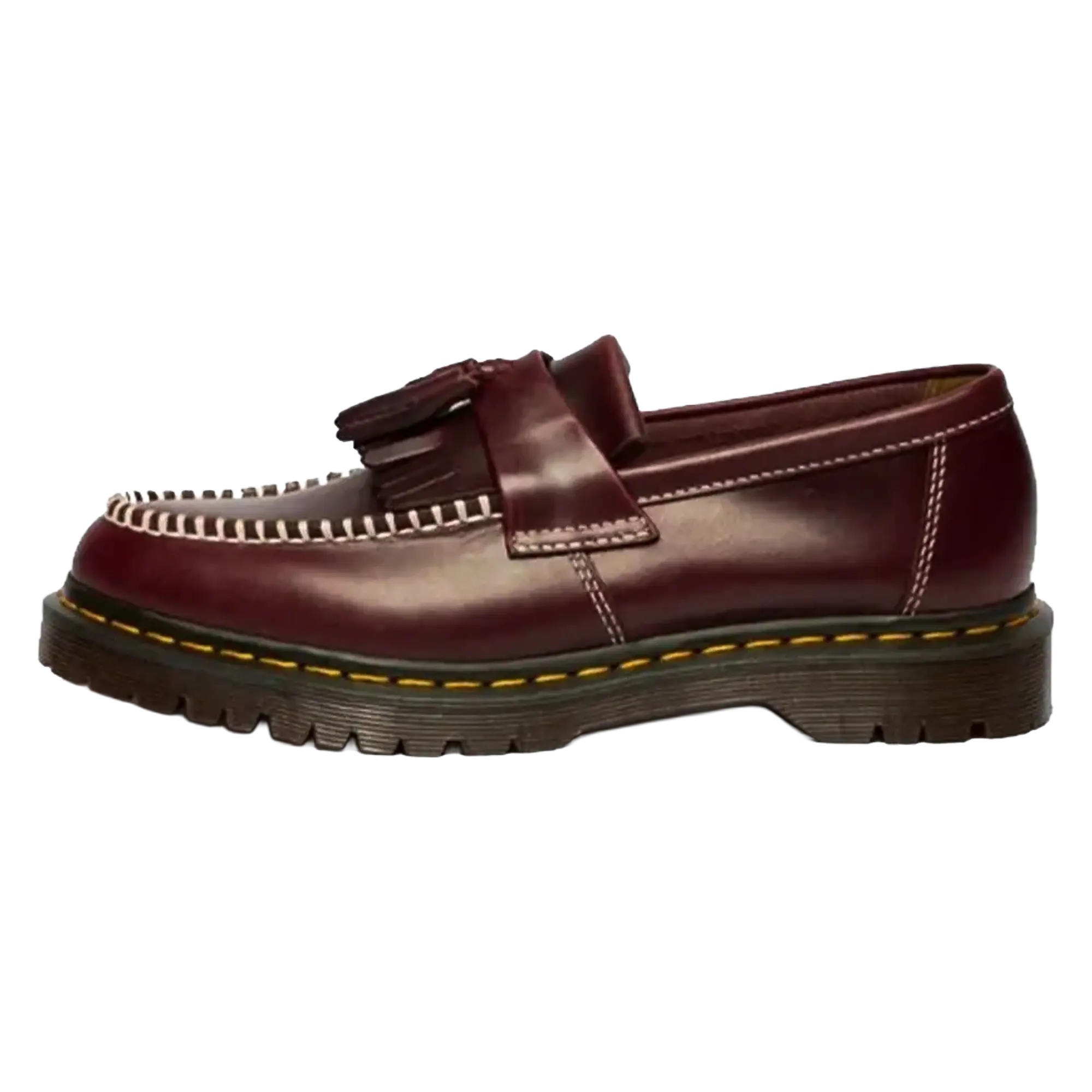 Adrian Orleans Leather Tassel Loafers "Cherry Red" 42849600