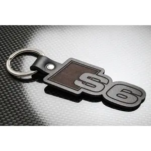 Leather Keychain for  S6 Key Fob