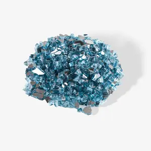 Sansom Fire Pit Fire Glass Tempered Glass Rocks for Fireplace