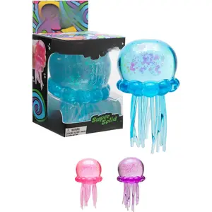 3Pcs Jellyfish Design Squeeze Stress Ball, Fidget Stress Ball, Ice Squeeze Cube-Drop Malt Sugar Balls: Sensory Toys for Anxiety and Stress,Perfect Gift for Holidays and Parties,The perfect Easter gift, Stress relief, Relaxation, Gift for kids and friends