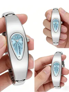 Unisex Y2K Vintage Water Drop Watch Band Quartz Watch, Elegant and Fashionable Design, Unique Waterdrop Shape, Multiple Styles and Colors Available, Quartz Wristwatch