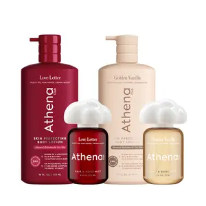Athena Club Best Sellers Set | Golden Vanilla & Love Letter Lotion & Mist