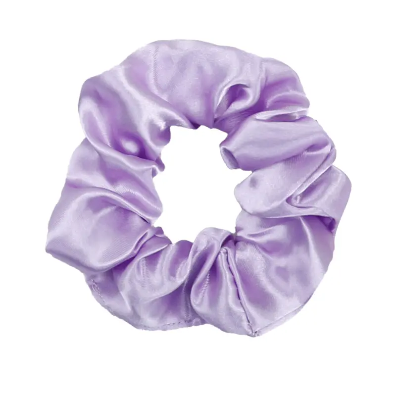Pobokix Women's Satin Scrunchies - Practical One Size Flexible Band Hairbands & Scrunchies, Soft Satin Elastic Holders, Frizz Control, Gentle Hold for Neat High Ponytail & Damage-Free Buns, Business-Ready, Multiple Colors Available