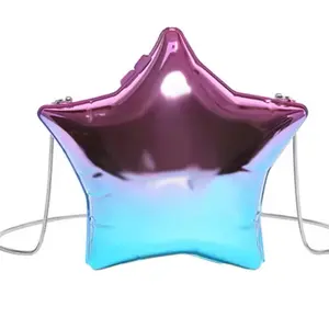 Women's Multi-Color Star Pouch Purse - Stylish Design for Everyday Use