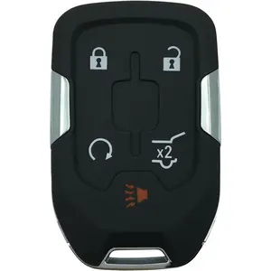 Replacement Key Fob Case Fit for GMC Acadia Terrain Yukon Chevy Suburban Tahoe Smart Remote Control Key Shell (Type B)