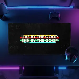 Limited Arc Raiders Vintage Desk Mat Live By The Goop Die By The Goop Gaming Mousepad XXLGaming Pad Funny Burnt Peanut Christmas Gamer Gift