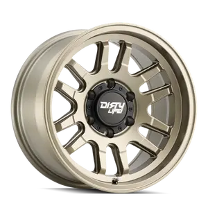Dirty Life 9310 Canyon 17x9 / 6x139.7 BP / 0mm Offset / 106mm Hub Satin Gold Wheel