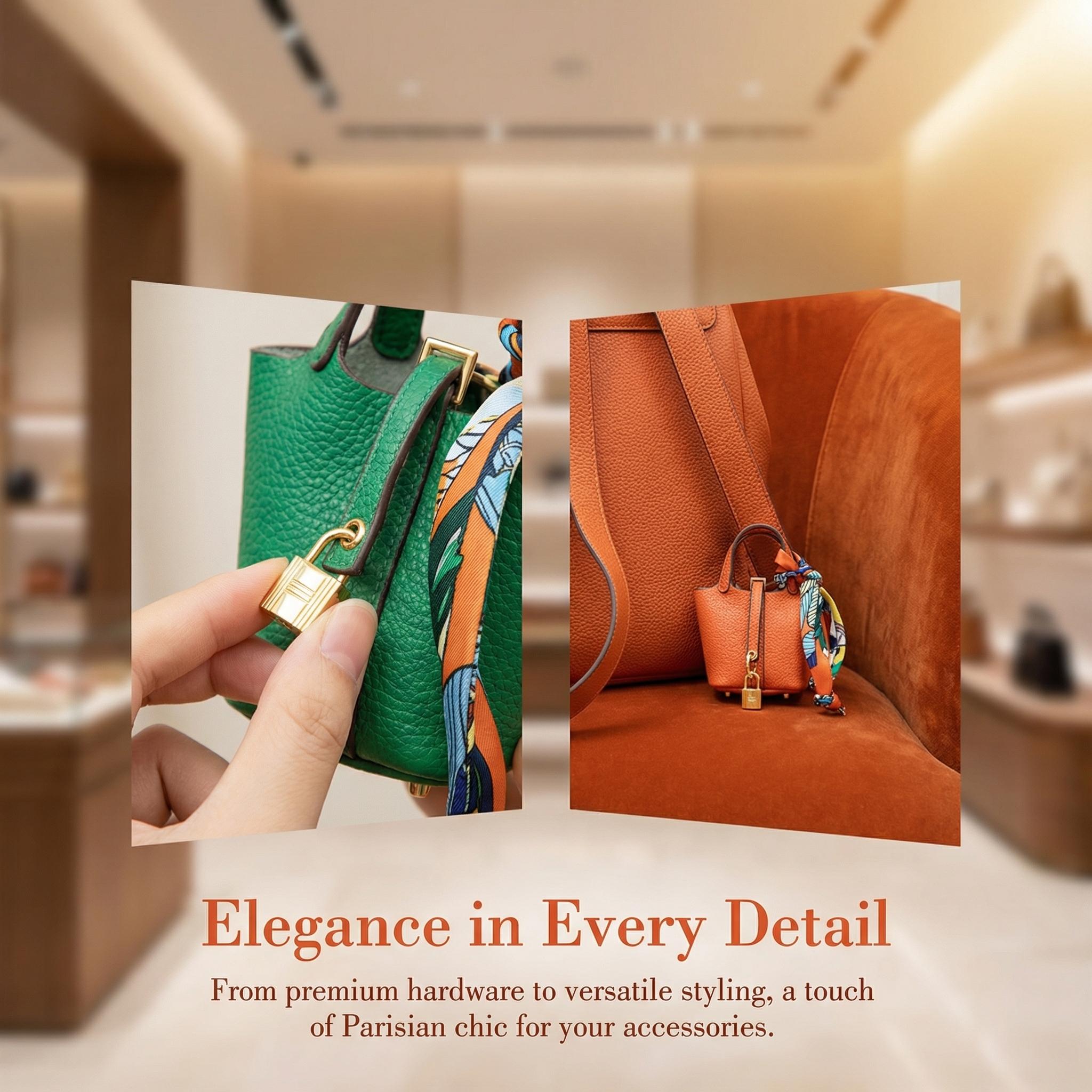 Mini Vegetable Basket Bag Pendant Keychain - High Quality Leather with Colorful Strap, Cute Car Keychain & Bag Charm Accessory