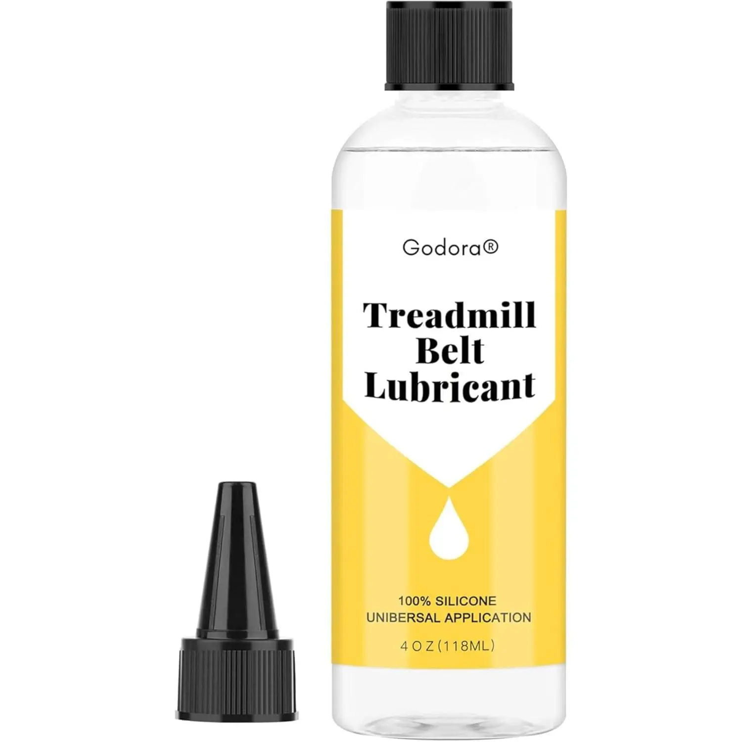 100% Premium Silicone Treadmill Belt Lubricant 4oz High-Temp Lube Reduces Friction Noise Prevents Wear Extends Treadmill Life Easy Apply Universal for Nearly All Treadmills Home Gym Commercial Fitness Equipment Maintenance Long-Lasting Protective Oil