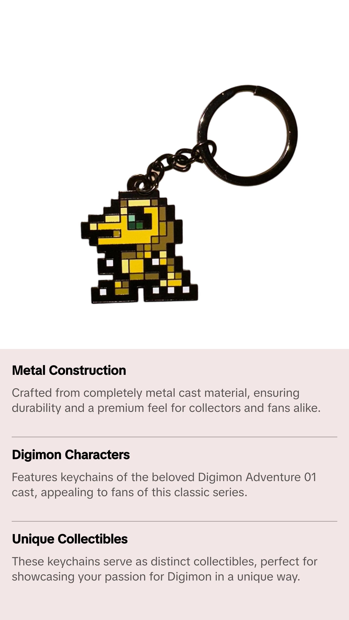 Digimon Keychains