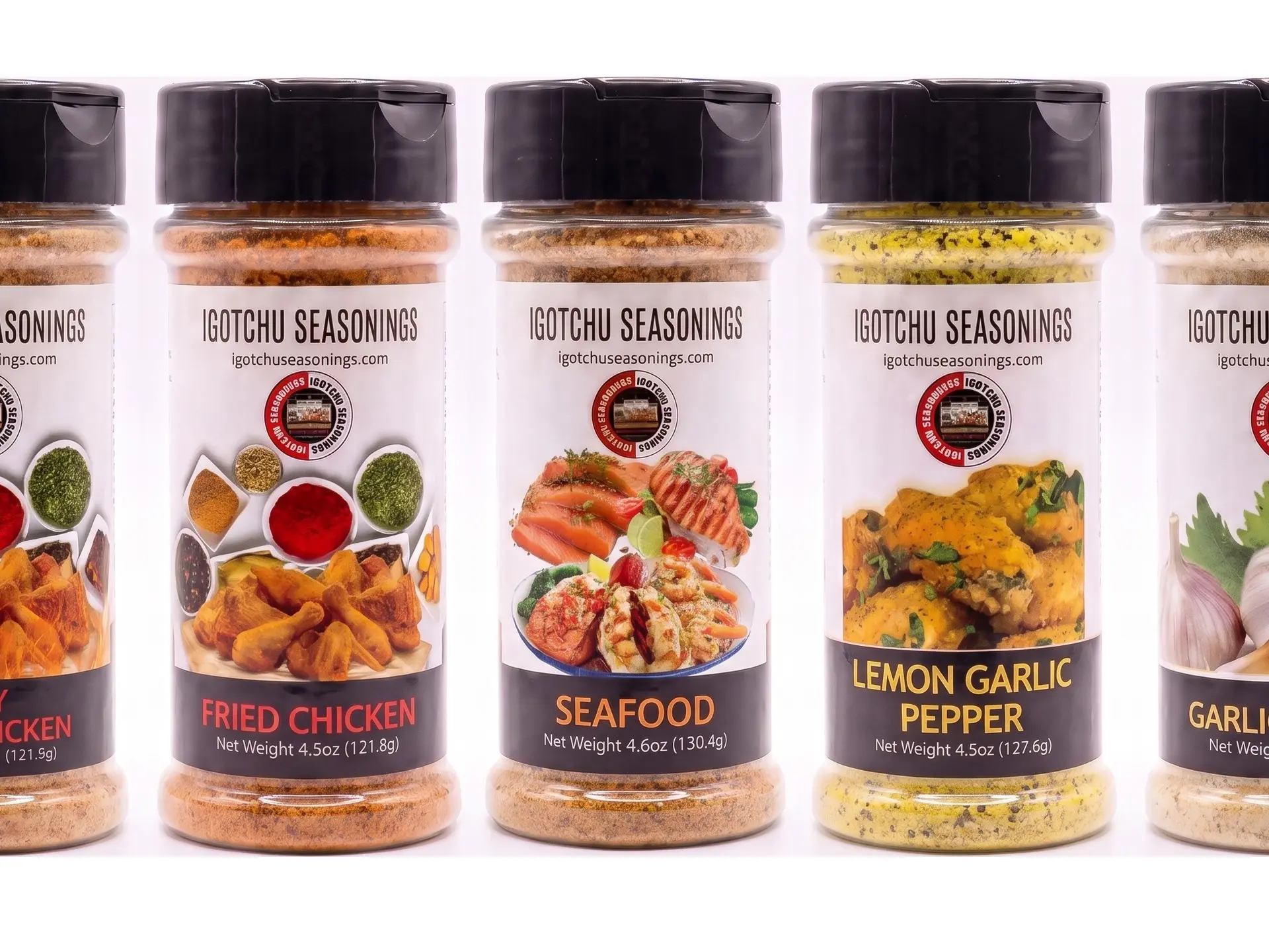 Igotchu Fry Fest Flavorful Spice Blend Bundle - Hot Spicy Flavor Seasonings for Chicken, Garlic Dishes Kitchen Seasoning Versatile Cooking Seasoning