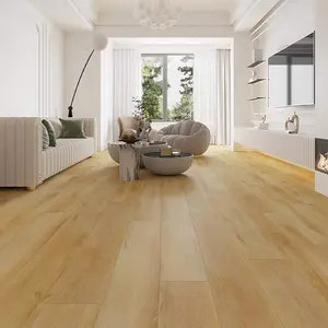 ELEME FLOORING 0.4 in. x 7.68 in. W x 47.83 in. L Waterproof Black Core Laminate Flooring ISLE SERIES (20.24sqft/box) - 11001