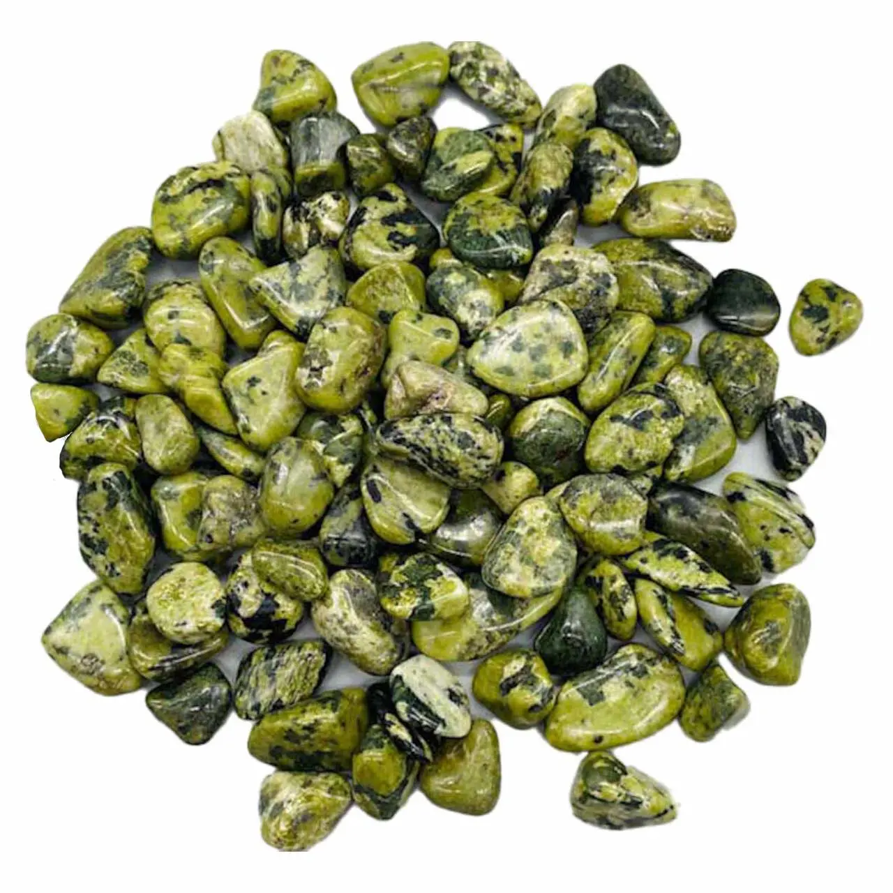 Nephrite Jade Tumbled Stones 1 lb — Bulk Stone of Heaven, Harmony, Empathy