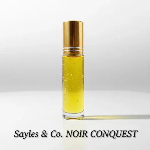 Sayles & Co. NOIR CONQUEST 10ml Roller Ball Aroma - Smooth Bold Magnetic Scent for Quiet Confidence and Lasting Impression Fragrance Perfume Oils