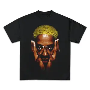 Dennis Rodman Jumbo Yellow T-Shirt Front Print, All Color, For Women, For Men