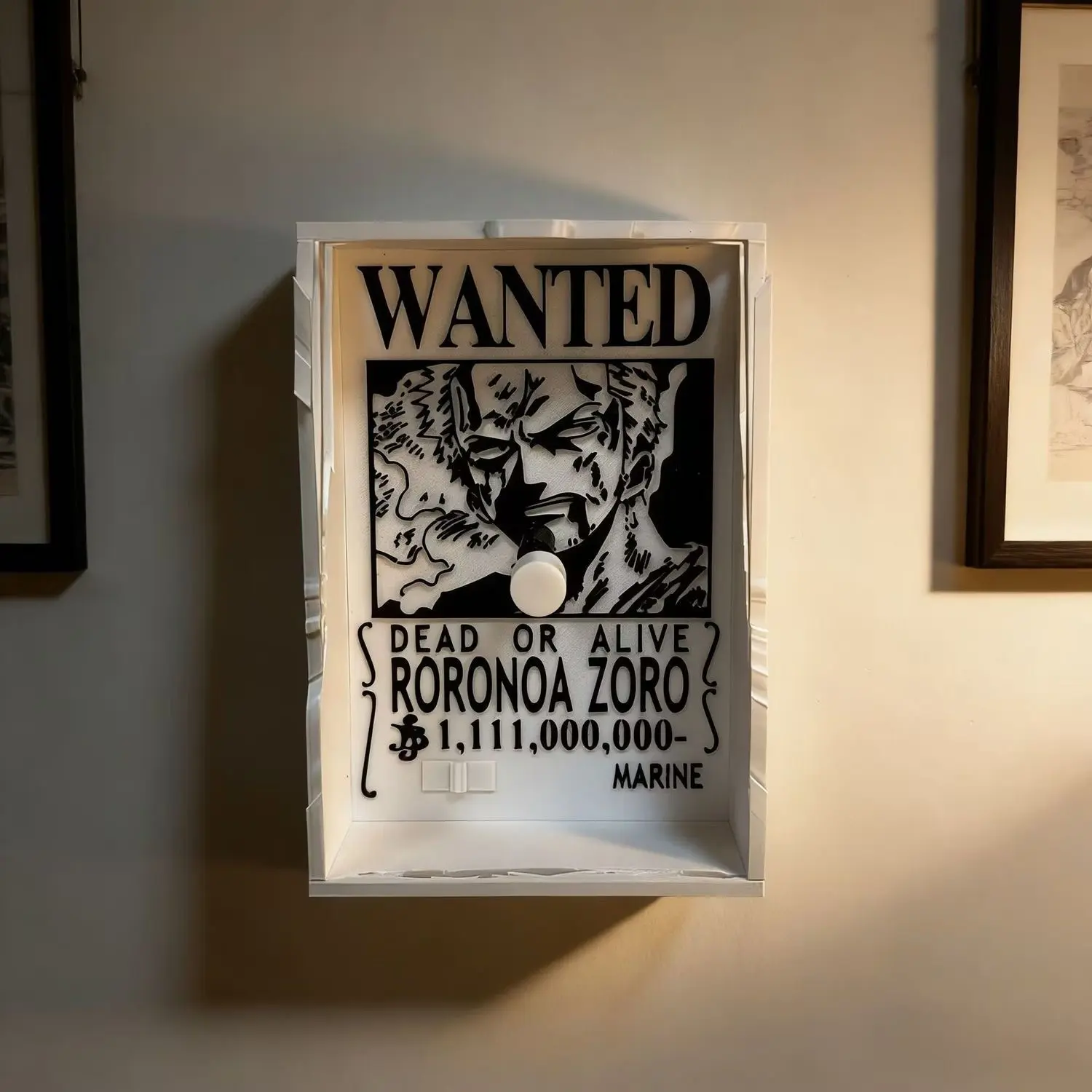 One Piece Anime Projection Night Light Luffy Gear 5 Nika Zoro Wanted Poster Shadow Projector Lamp LED Anime Silhouette Night Lamp Bedroom Aesthetic Decor Otaku Anime Fan Birthday Gift Straw Hat Pirates Desk Lighting