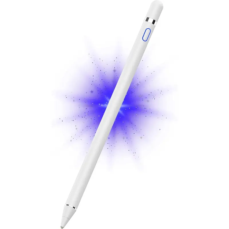 Digital Stylus Pen for Touchscreen, Stylus Pencil for  iPad mini/Pro/Air, , , Android and  Phone & Tablet, 1.5mm Fine Point Rechargeable Pens - White