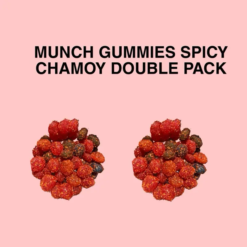 Munch Gummies ~ Spicy,Chamoy, Guish Double Pack ( 2 in total )