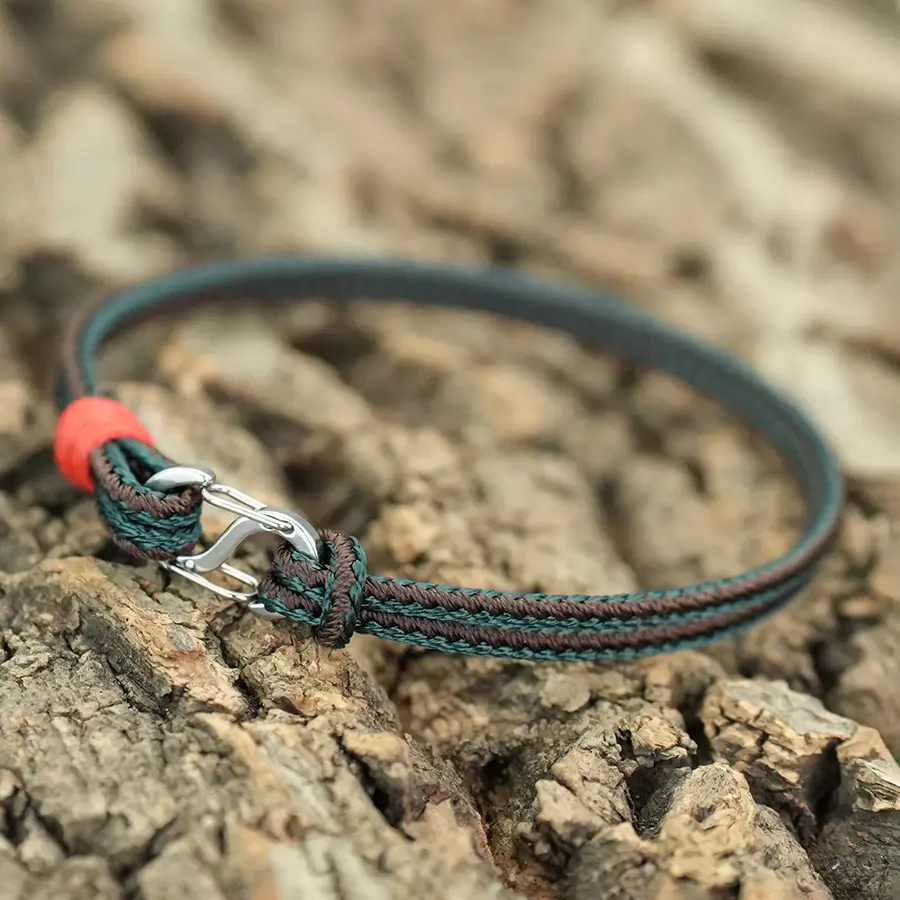 Nautical Handmade Braided Rope Bracelet Men Women Stainless Steel Buckle Bilayer Thin String Braclet Casual Adventure Hand Joias