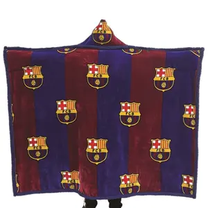 Barcelona hooded blanket