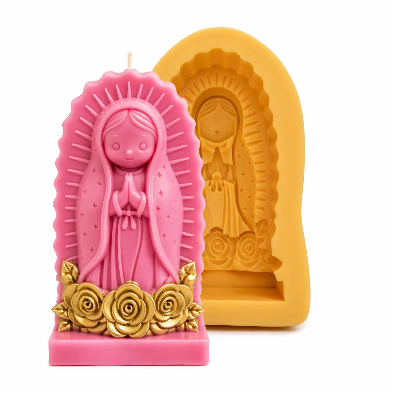 Virgin of Guadalupe silicone mold Virgin of Guadalupe silicone mold