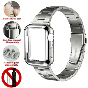 New Tool-Free Watch Band, Smart Watch Accessories, Smartwatch Strap, Compatible with Iwatch Bands, Quick Release, Fits Iwatch 38mm-46mm, Universal for All Series, Unisex