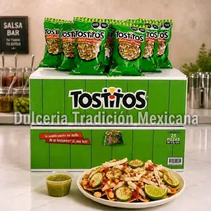 Tostitos Verdes Snack Bags, Case of 25 (57g Each)