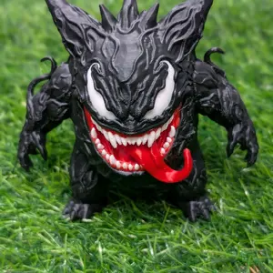 Venom Gengar Pokemon Marvel Mashup 3D Printed Collectible Decor