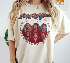 New Foo Fighters Since 1995 TShirt Rock Music Shirt, Tour Music 2024 All Size Colors