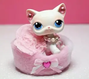 For Littlest Pet Shop Custom Bed Outfit Dress Cute Outfit Accessories