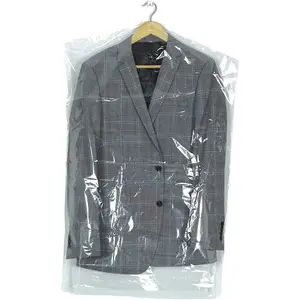 30 Pack Clear Plastic Clothes Covers 35.4inch Dry Cleaning Hanging Dust Proof Garment Bags for Home Storage Clothing Stores & Dry Cleaners.