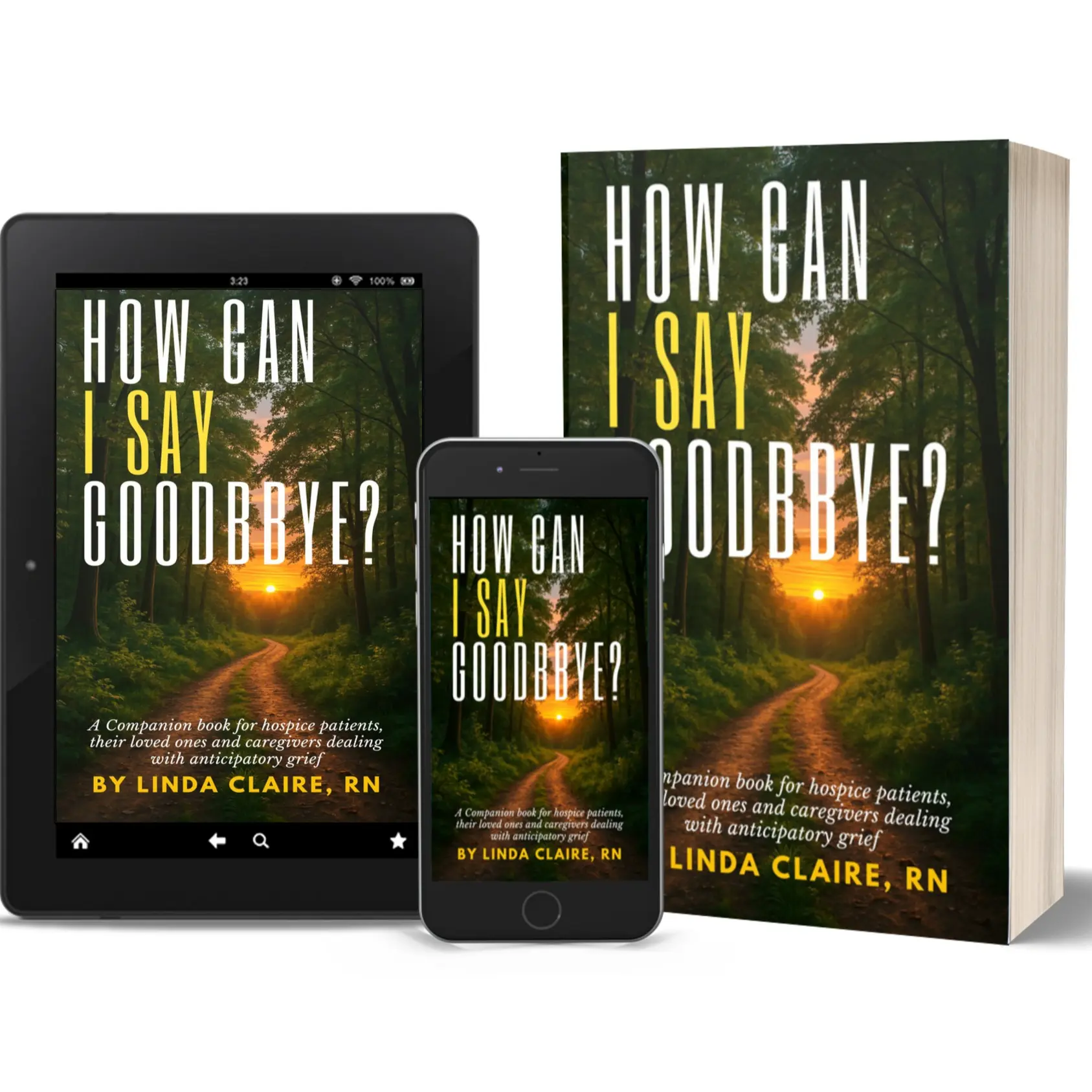 Linda Claire RN - How Can I Say Goodbye A Companion Book for Hospice Patients Loved Ones & Caregivers Dealing with Anticipatory Grief