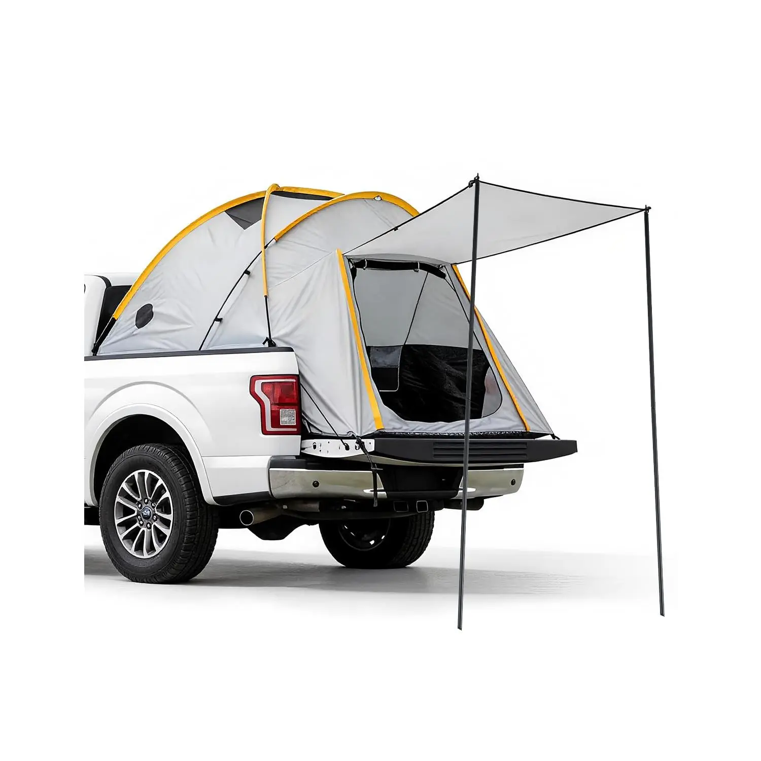 Waterproof 210D Oxford Truck Bed Tent – Quick Setup Camping Shelter with Sealed Floor – Fits Pick-Up Trucks – Ideal for Outdoor Adventure, Travel, Camping