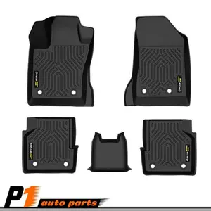 Car Floor Mats, Durable TPE Material, Fit for Jeep Compass 2017-2025, Front and Rear 2-Row Liners, Protects Interiors, Car Accessory