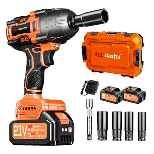 Cordless 1/2 inch Brushless Impact Wrench, Max Torque (1200N.m) 900Ft-lbs Electric Gun, Power Driver for Car Home m gun high wrench 14 cutting tool half 12 air ratchet Lithium Powerful Pressure Washer with Wheels drill portable Mini Orbital Buffer Powered