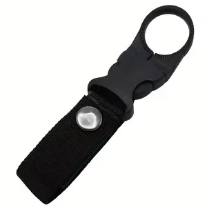 Outdoor Nylon Waist Belt Buckle, Detachable Water Bottle Strap Hook, Quick Release Water Bottle Holder, Backpack Accessory