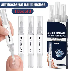 3-Pen Ultra-Potency Antifungal Toenail Fungus Treatment – 35% Undecylenic Acid (MAX strength), Rapid Repair & Gentle Care for Natural Strength and Visibility, Non-Greasy Brush Application (5ml/Pen, 15ml Total) – Restore Clarity & Health to Your Toenails.